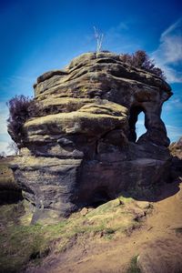 Low angle view of rock