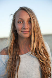 Teenage girl looking away, oland, sweden