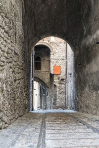 Entrance of old building