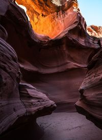 Scenic view of rock formation