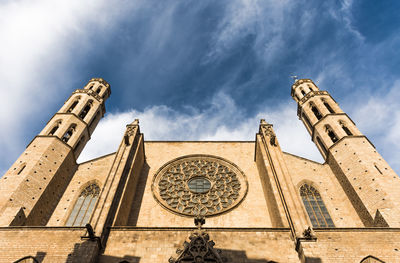 View of santa maria del mar church,barcelona