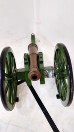 Close-up of pipe against wall