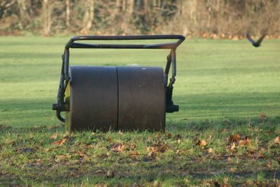 View of grassy field