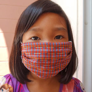 Close-up portrait of a girl