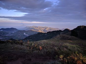 Scenic view of landscape against sky