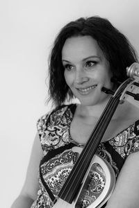 Portrait of a smiling young woman