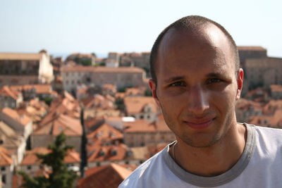 Portrait of young man