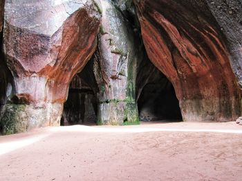 View of rock formations