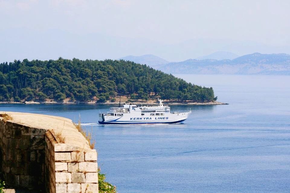 VIEW OF BOATS IN SEA