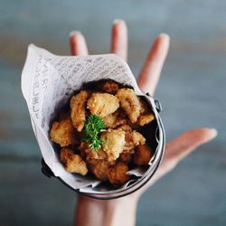 Close-up of served food