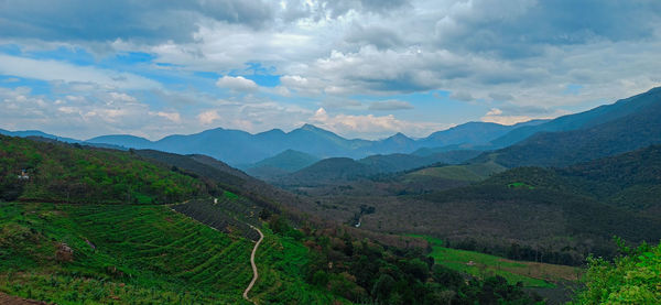 Scenic view of landscape against sky