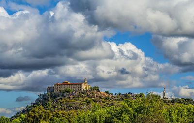 Panoramic view of castle against sky