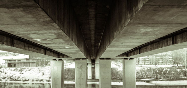 Low angle view of bridge