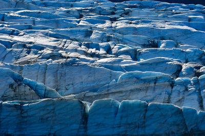 Full frame shot of glacier ice