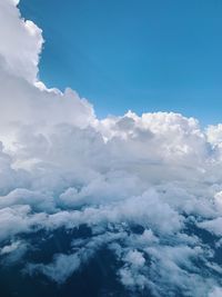 Low angle view of clouds in sky