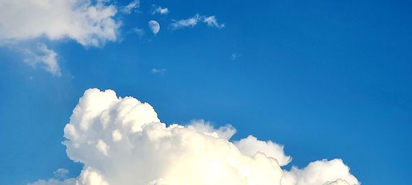Low angle view of clouds in sky