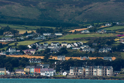 Houses and buildings in town