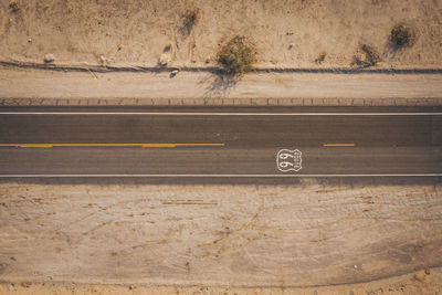 Highway 66 from above, california