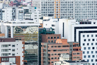 Residential buildings in city