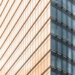 Low angle view of glass building