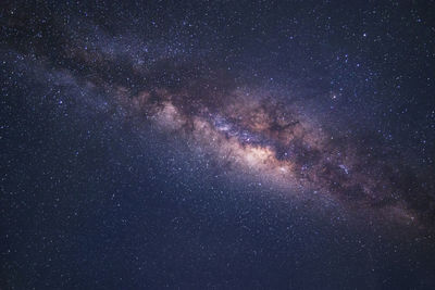 Low angle view of stars in sky at night