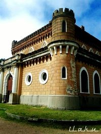 Low angle view of historical building