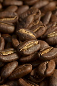 Full frame shot of coffee beans