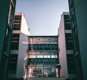 Low angle view of building against sky