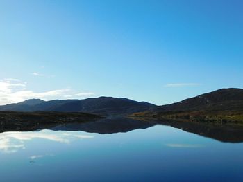 Scenic view of calm lake