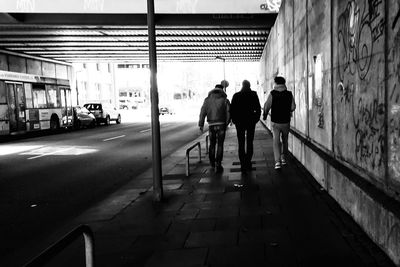 Full length of woman walking in city