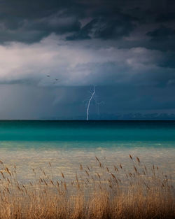 Storm over the lake