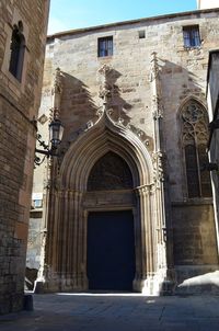 Entrance of historic temple