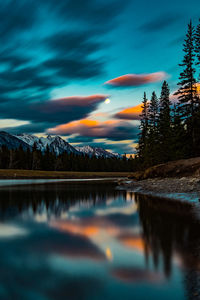 Hidden spot of lake minnewanka