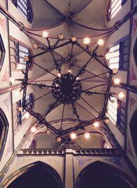 Low angle view of ceiling