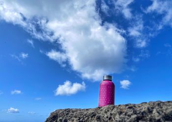 Lighthouse against blue sky