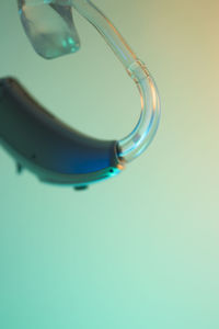 High angle view of eyeglasses on table