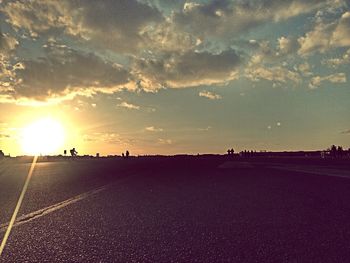 Scenic view of sky at sunset