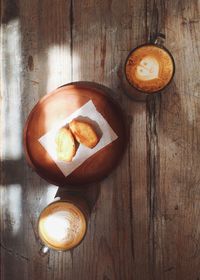 Bread on table