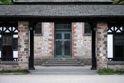 Entrance of old building