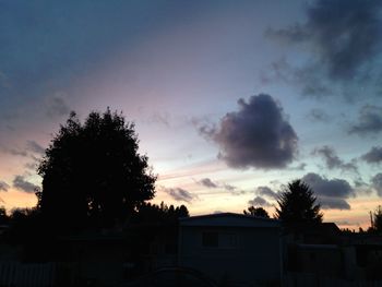 Scenic view of sky at sunset