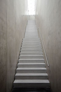 Low angle view of staircase in building