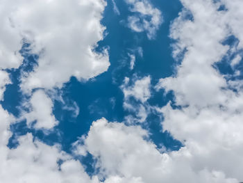 Low angle view of clouds in sky