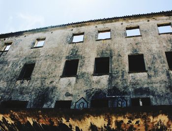 Low angle view of building against sky