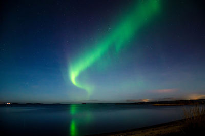 Scenic view of sky at night