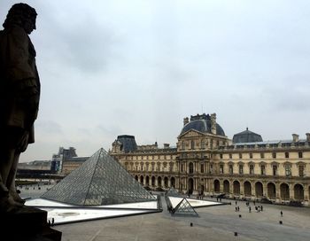 Historic building against sky in city