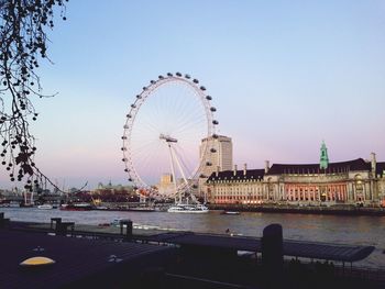 Ferris wheel at night