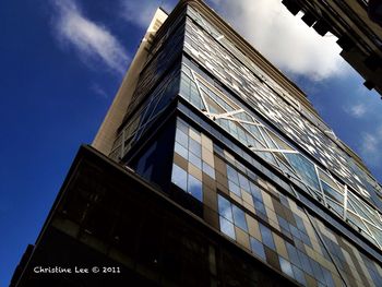 Low angle view of buildings against sky