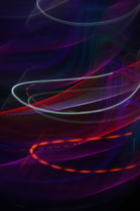 Abstract image of light painting at night