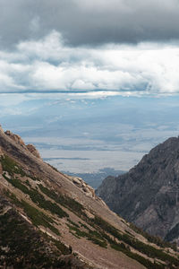 Grand teton mountain range 