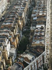 Aerial view of buildings in city